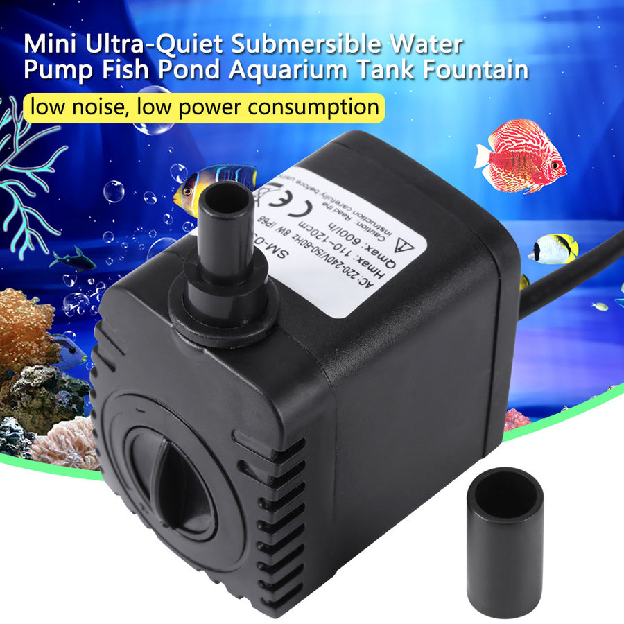 Quiet Submersible Aquarium Filter Pump