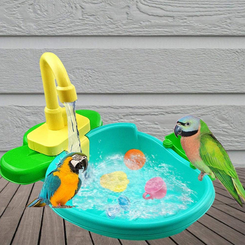AquaFlow™ Circulating Bird Bath for Cages