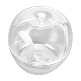 Transparent Hamster Sand Bath Room