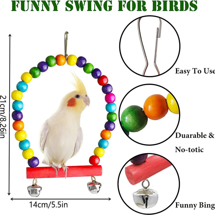7-Piece Bird Toy Set