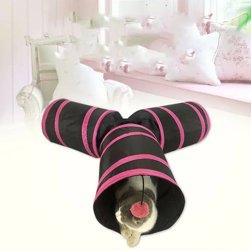 Y-Shape Foldable Cat Tunnel
