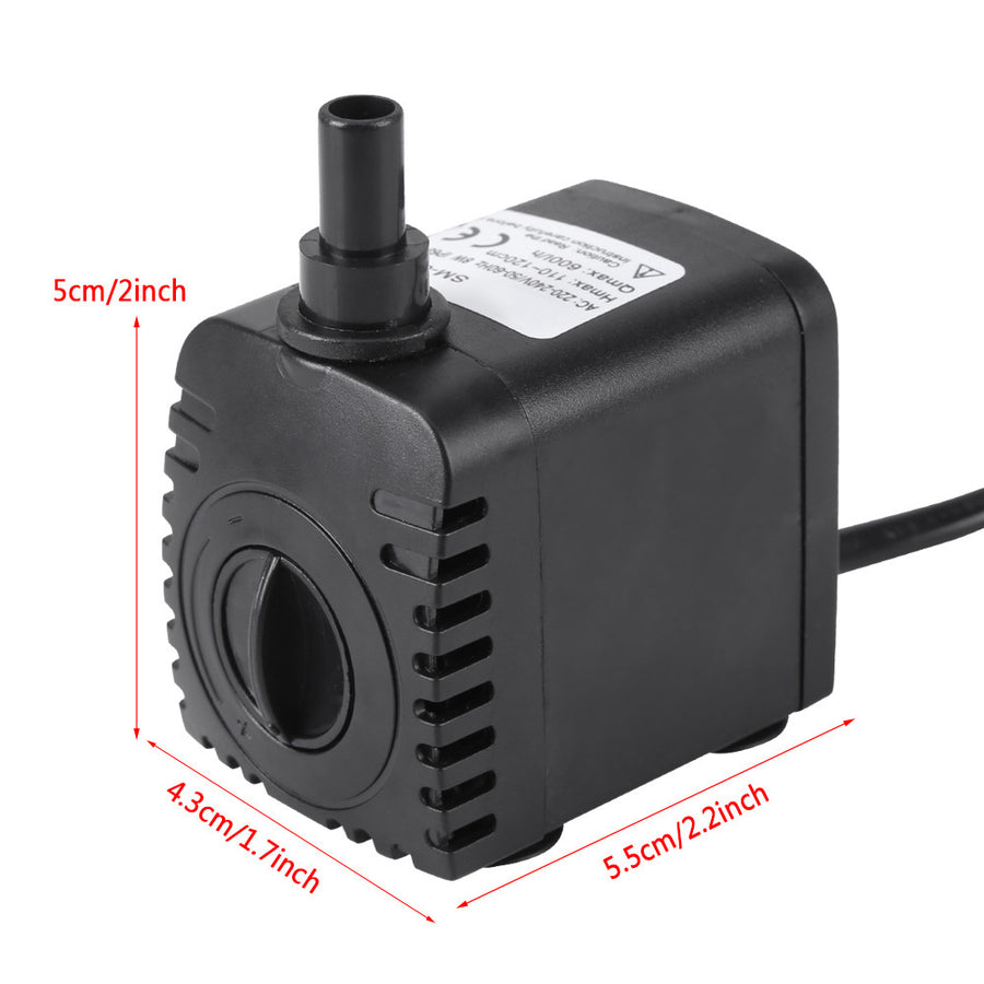 Quiet Submersible Aquarium Filter Pump
