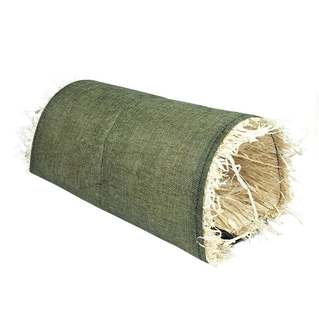 Natural Grass Hideaway Tunnel for Rabbits & Small Pets