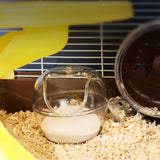 Transparent Hamster Sand Bath Room