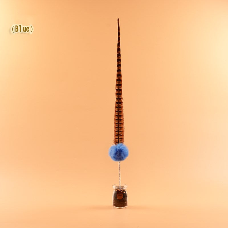 Feather Teaser Wand for Cats