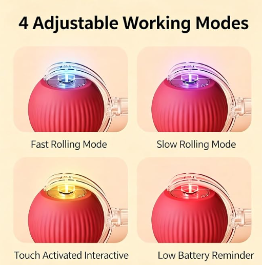 Smart Rolling Cat Toy Ball