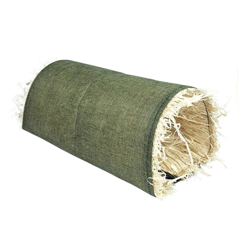 Natural Grass Hideaway Tunnel for Rabbits & Small Pets