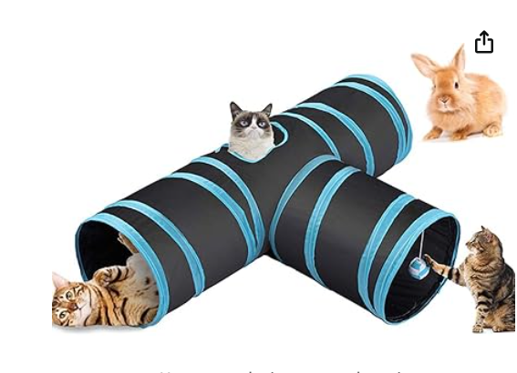 Y-Shape Foldable Cat Tunnel