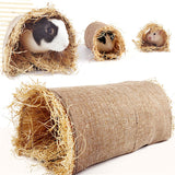Natural Grass Hideaway Tunnel for Rabbits & Small Pets