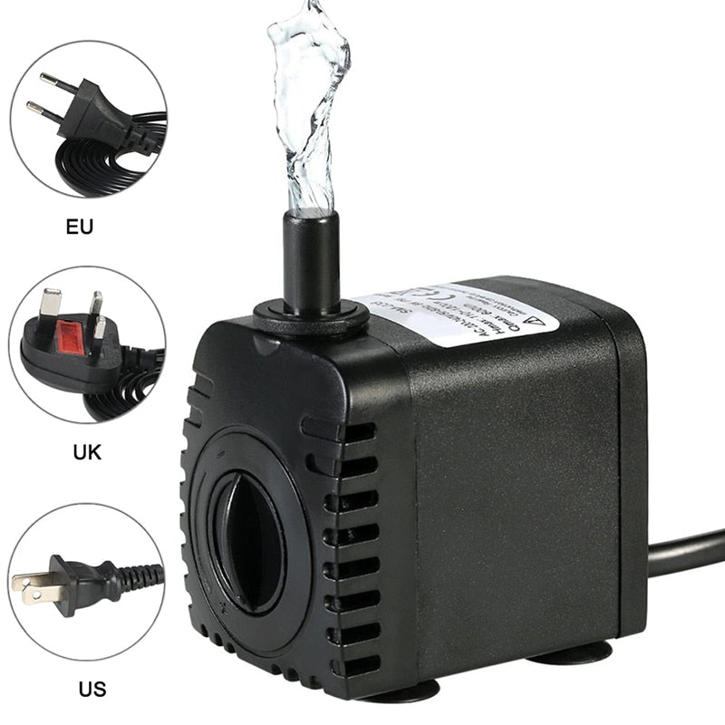 Quiet Submersible Aquarium Filter Pump